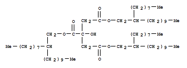 1,2,3-Propanetricarboxylicacid, 2-hydroxy-, 1,2,3-tris(2-octyldodecyl) ester