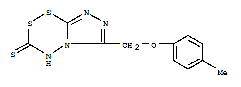 [1,2,4]Triazolo[3,4-c]-1,2,4,5-dithiadiazine-3(4H)-thione, 6-[(4-methylphenoxy)methyl]-