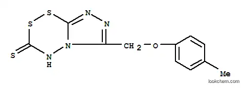 Molecular Structure of 127399-32-0 (6-[(4-methylphenoxy)methyl][1,2,4]triazolo[3,4-c][1,2,4,5]dithiadiazine-3(4H)-thione)
