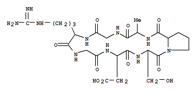 Cyclo(L-alanylglycyl-L-arginylglycyl-L-a-aspartyl-L-seryl-L-prolyl)(9CI)