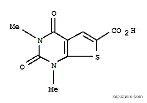 Molecular Structure of 129177-39-5 (Thieno[2,3-d]pyrimidine-6-carboxylicacid, 1,2,3,4-tetrahydro-1,3-dimethyl-2,4-dioxo-)