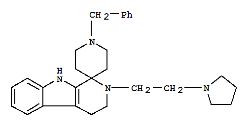 Spiro[piperidine-4,1'-[1H]pyrido[3,4-b]indole],2',3',4',9'-tetrahydro-1-(phenylmethyl)-2'-[2-(1-pyrrolidinyl)ethyl]-