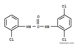 Molecular Structure of 13142-23-9 (1-(2-chlorophenyl)-3-(2,5-dichlorophenyl)urea)
