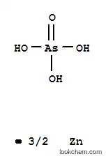 Molecular Structure of 13464-44-3 (Arsenicacid (H<sub>3</sub>AsO<sub>4</sub>), zinc salt (2:3) (8CI,9CI))