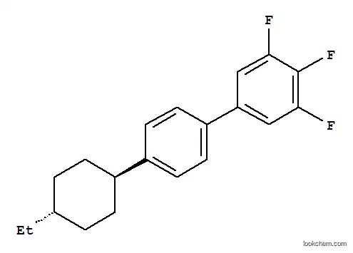 Molecular Structure of 137019-94-4 (4'-(4-Ethylcyclohexyl)-3, 4, 5-trifluorobiphenyl (Related Reference))