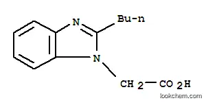 Molecular Structure of 138992-92-4 ((2-BUTYL-BENZOIMIDAZOL-1-YL)-ACETIC ACID)