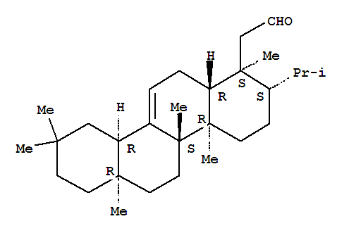 1-Chryseneacetaldehyde,1,2,3,4,4a,4b,5,6,6a,7,8,9,10,10a,12,12a-hexadecahydro-1,4a,4b,6a,9,9-hexamethyl-2-(1-methylethyl)-,(1S,2S,4aR,4bS,6aR,10aR,12aR)-