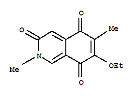 Molecular Structure of 144279-36-7 (3,5,8(2H)-Isoquinolinetrione,7-ethoxy-2,6-dimethyl-)