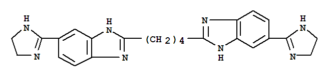 1H-Benzimidazole,2,2'-(1,4-butanediyl)bis[6-(4,5-dihydro-1H-imidazol-2-yl)-