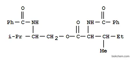 Molecular Structure of 149182-40-1 (L-Isoleucine, N-benzoyl-, (2S)-2-(benzoylamino)-3-methylbutyl ester (9CI))