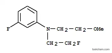 Molecular Structure of 15314-56-4 (3-fluoro-N-(2-fluoroethyl)-N-(2-methoxyethyl)aniline)