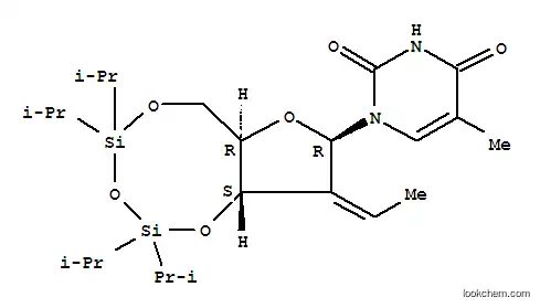 Molecular Structure of 156125-57-4 (TSN-004 3',5'-TIPDS-rU3',5'-O-(1,1,3,3-tetraisopropyl-1,3-dis iloxanediyl) uridine)