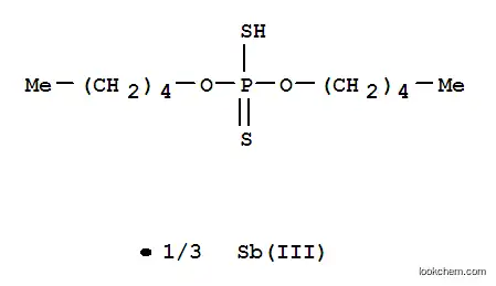 Molecular Structure of 15874-50-7 (Phosphorodithioicacid, O,O-dipentyl ester, antimony(3+) salt (9CI))