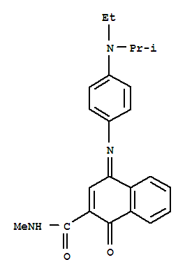 2-Naphthalenecarboxamide, 4-[[4-[ethyl(1-methylethyl)amino]phenyl]imino]-1,4-dihydro-N-methyl-1-oxo-