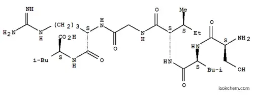 Molecular Structure of 164081-25-8 (H-SER-LEU-ILE-GLY-ARG-LEU-OH)