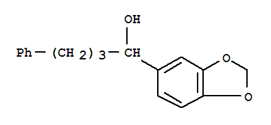 1,3-Benzodioxole-5-methanol,a-(3-phenylpropyl)- cas  16409-26-0