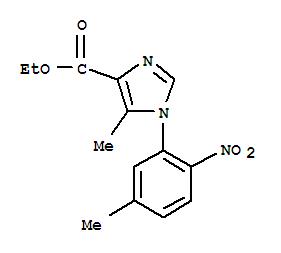 1H-IMidazole-4-carboxylic acid, 5-Methyl-1-(5-Methyl-2-nitrophenyl)-, ethyl ester