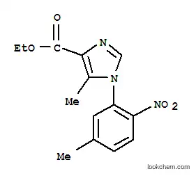 Molecular Structure of 164330-34-1 (ethyl 1-(5-methyl-2-nitrophenyl)-1H-imidazole-4-carboxylate)