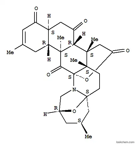 Molecular Structure of 164991-66-6 (4H,10H-9a,13-Epoxy-15a,7-(epoxyethano)azepino[1,2-a]naphtho[2,1-g]quinoline-4,6,16,18-tetrone,1,4a,5,6a,7,7a,8,9,11,12,13,14,16a,16b-tetradecahydro-2,7,7a,11,16a-pentamethyl-,(4aS,6aR,7S,7aS,9aS,11S,13R,15aS,16aS,16bR)- (9CI))