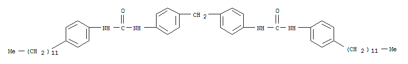Molecular Structure of 165445-29-4 (Urea,N,N''-(methylenedi-4,1-phenylene)bis[N'-(4-dodecylphenyl)-)