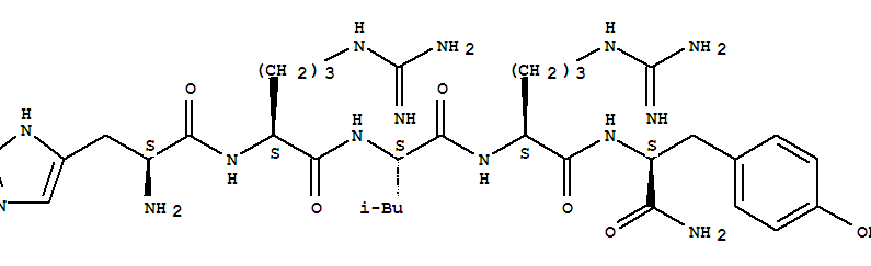 L-Tyrosinamide,L-histidyl-L-arginyl-L-leucyl-L-arginyl- (9CI)
