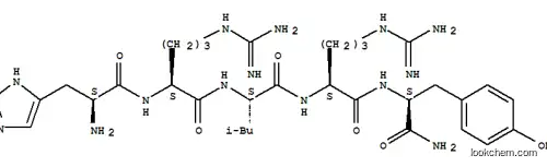 Molecular Structure of 168916-68-5 ((HIS32,LEU34)-NEUROPEPTIDE Y (32-36))