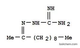 Molecular Structure of 16912-40-6 (Hydrazinecarboximidamide, 2-(1-methyldecylidene)-)