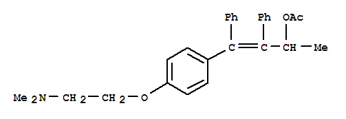 Benzeneethanol, b-[[4-[2-(dimethylamino)ethoxy]phenyl]phenylmethylene]-a-methyl-, 1-acetate