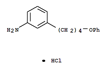 Benzenamine,3-(4-phenoxybutyl)-, hydrochloride (1:1) cas  17399-33-6
