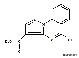Molecular Structure of 174842-56-9 (ETHYL 5-CHLOROPYRAZOLO[1,5-A]QUINAZOLINE-3-CARBOXYLATE)