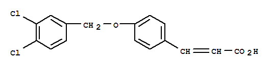 3-{4-[(3,4-Dichlorobenzyl)oxy]phenyl}acrylic acid 175136-15-9