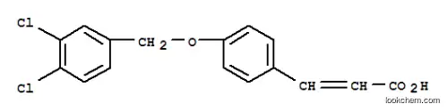 Molecular Structure of 175136-15-9 (4-(3,4-DICHLOROBENZYLOXY)CINNAMIC ACID)