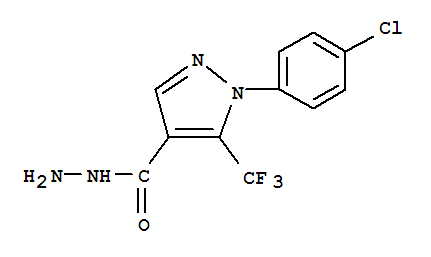 2-(4-Chlorophenyl)-3-(trifluoromethyl)pyrazole-4-carboxylic acid hydrazide 175137-34-5