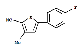 2-Thiophenecarbonitrile,5-(4-fluorophenyl)-3-methyl-