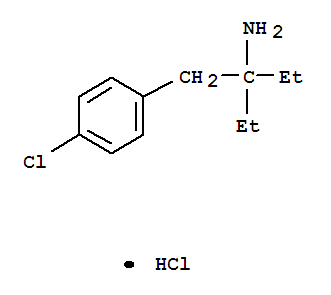 Benzeneethanamine, 4-chloro-a,a-diethyl-,hydrochloride (1:1) cas  1989-69-1
