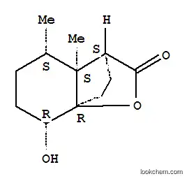 Molecular Structure of 199595-98-7 (2H-3,7a-Ethanobenzofuran-2-one,hexahydro-7-hydroxy-3a,4-dimethyl-,(3S,3aS,4S,7R,7aR)-)