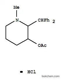 2-(diphenylmethyl)-1-methylpiperidin-3-yl acetate hydrochloride (1:1)