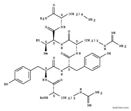 Molecular Structure of 200959-48-4 (AC-ARG-TYR-TYR-ARG-ILE-LYS-NH2)
