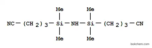 Molecular Structure of 204641-77-0 (Butanenitrile,4,4'-(1,1,3,3-tetramethyl-1,3-disilazanediyl)bis-(9CI))
