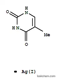 Molecular Structure of 20564-98-1 (2,4(1H,3H)-Pyrimidinedione,5-methyl-, silver(1+) salt (1:1))