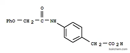 Molecular Structure of 20745-37-3 ({4-[(phenoxyacetyl)amino]phenyl}acetic acid)