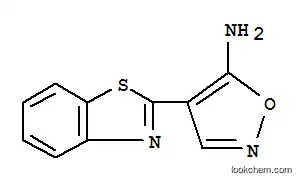 Molecular Structure of 208938-48-1 (5-Isoxazolamine,4-(2-benzothiazolyl)-(9CI))