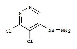 Pyridazine, 3,4-dichloro-5-hydrazinyl- cas  2096-33-5
