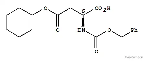 Molecular Structure of 211797-21-6 (Z-ASP(OCHEX)-OH)