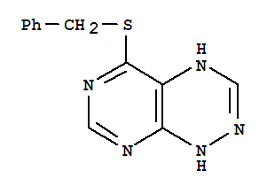Pyrimido[5,4-e]-1,2,4-triazine, 1,2-dihydro-5-[(phenylmethyl)thio]-