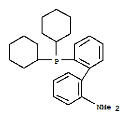 Molecular Structure of 213697-53-1 ([1,1'-Biphenyl]-2-amine,2'-(dicyclohexylphosphino)-N,N-dimethyl-)