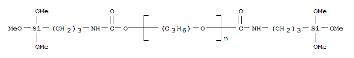Poly[oxy(methyl-1,2-ethanediyl)],a-[[[3-(trimethoxysilyl)propyl]amino]carbonyl]-w-[[[[3-(trimethoxysilyl)propyl]amino]carbonyl]oxy]-