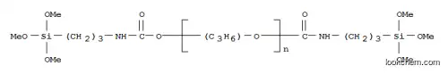 Molecular Structure of 216597-12-5 (Poly[oxy(methyl-1,2-ethanediyl)],a-[[[3-(trimethoxysilyl)propyl]amino]carbonyl]-w-[[[[3-(trimethoxysilyl)propyl]amino]carbonyl]oxy]-)