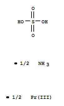 Sulfuricacid, ammonium praseodymium(3+) salt (2:1:1) (8CI,9CI)