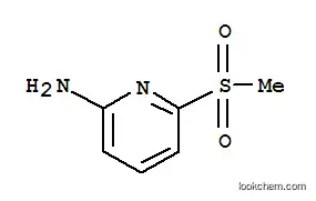 Molecular Structure of 22294-63-9 (2-Pyridinamine,6-(methylsulfonyl)-)
